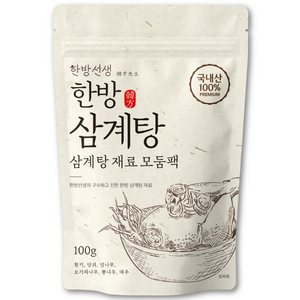한방선생 삼계탕 재료, 100g, 1개