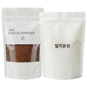 오브쿠킹 탈지분유 100g+무가당 코코아 파우더 80g 베이킹 두쫀쿠 재료 세트