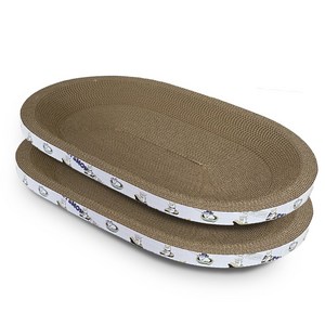 펫츠몬 고양이 베이직 타원형 스크래쳐, 혼합색상, 특대형(60 x 3..., 2개