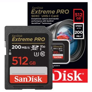 샌디스크 익스트림 프로 SD 카드 SDXC SDSDXXY
