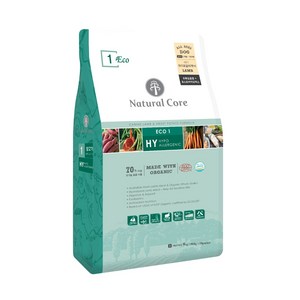 네츄럴코어 전연령 강아지 에코1 하이포알러제닉 작은입자