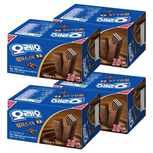 오레오 웨하스스틱 초코, 150g, 4개