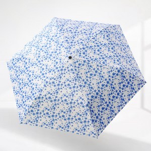 obp 130g 초경량 일본식 꽃무늬 UV 자외선차단 암막 양산 우양산
