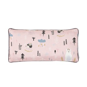 아띠블랑 신생아용 메밀 편백 태열베개, 화이트 베어 핑크, 200 x 400 ..., 1개