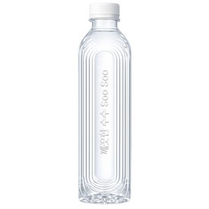 깨끗한 수수 SooSoo 알칼리수 pH7.5 미네랄워터 무라벨 생수 먹는샘물 / 사탕수수용기 미세플라스틱 없는 안전한생수 저탄소 친환경, 500ml, 20개