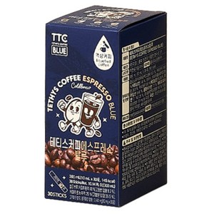 테티스커피 블루 30포 콜드브루 원액 스틱 더치커피 파우치