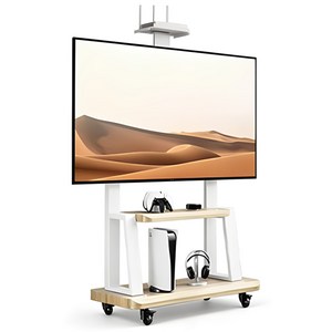 KORELAN tv스탠드 이동식 TV스탠드 32-70인치 삼성 LG 호환 풀스틸 소재 마운트 높이 조절