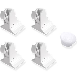 유아안전잠금장치 M 자석형 세트, 화이트, 1세트