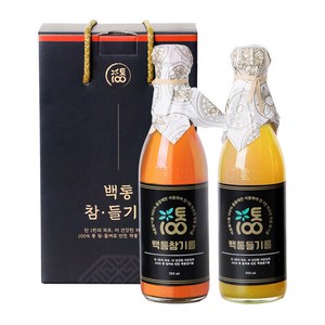산지로드 백통참기름+들기름 명절선물세트