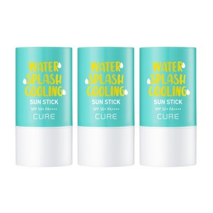 김정문알로에 워터 스플래쉬 쿨링 선스틱 제주에디션 자외선차단 SPF50+ PA++++, 23g, 3개