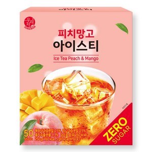우리차 피치망고 아이스티