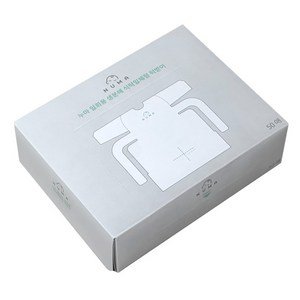 누마 아기 일회용 턱받이 생분해 식탁일체형 자기주도 턱받이 50매 긴팔…