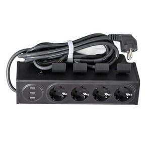 라이프썸 이지클릭 USB 멀티탭 4구 3포트 3M (LFS-HA) 4종 택1 눌러뽑는 멀티탭 4000W 고용량