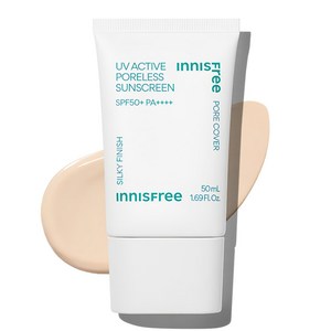 이니스프리 유브이 액티브 포어리스 선스크린 SPF50+ PA++++, 50ml, 1개