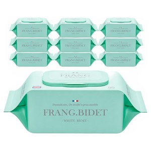 프랑프랑 플라스틱0% 화이트 비데 물티슈 60gsm(무향)