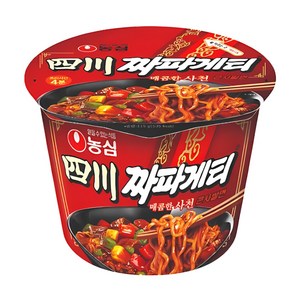 농심 사천짜파게티 큰사발면 115g, 10개