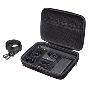 dji 오즈모 액션 6 5 케이스 하드 파우치 가방 캐리어 휴대용 악세사리 + 숄더 스트랩