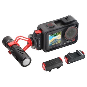 써니라이프 액션캠 퀵릴리즈 마그네틱 콜드슈 어댑터 마운트 DJI 오즈모 360/액션5 프로/4/3 액션카메라 악세사리