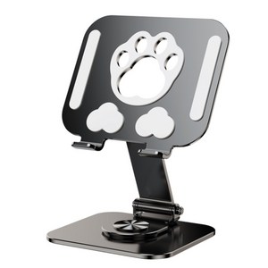 레드에셋 탁상용 태블릿 핸드폰 거치대 360도 회전 접이식 각도조절