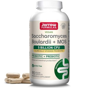 재로우 사카로미세스 보울라디 + MOS 유산균 베지 캡슐, 90정, 1개