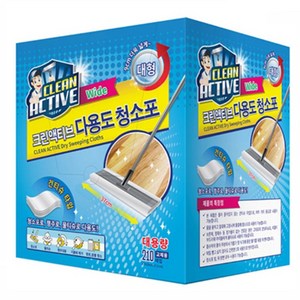 크린액티브 다용도 청소포 210매, 대형(37 x 19..., 1개
