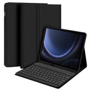 삼성 갤럭시탭 S9 FE+ 12.4인치 호환 블루투스 키보드 케이스 북커버 플러스 S펜수납 SM-X610N X615N X616N 케이스나라