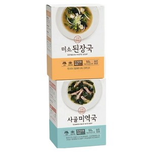 초간단 간편국 동결건조 블럭 국 10P 건조 미소 된장국 사골 미역국, 100g, 1개