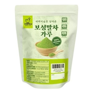 가루박사 보성 말차가루 유기농 100% 지퍼백