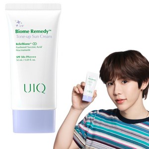 유이크 바이옴 레미디 톤업 선크림 (보라)