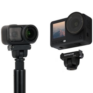 써니라이프 DJI 오즈모 나노/액션6 마그네틱 1/4인치 인터페이스 듀얼 방향 180도 회전 퀵 릴리즈 마운트 액션카메라 어댑터 악세사리