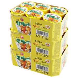 오뚜기 참깨라면 컵 65g, 18개