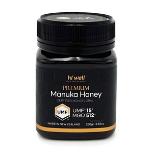 하이웰 뉴질랜드 프리미엄 마누카꿀 UMF15+ (MGO512+), 250g, 1개