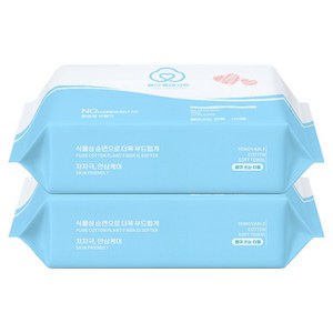 클린퓨어코튼 천연 순면 일회용 페이스타올, 100매, 2개