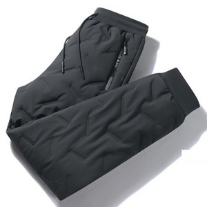 춘게엘 (M~7XL) 빅사이즈 겨울 남녀공용 기모 패딩 바지 시보리 r012