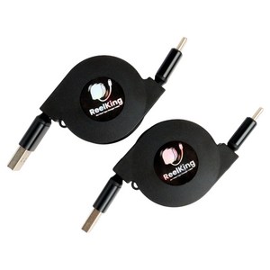 Reelking (1+1) 자동감김 C타입 고속 릴케이블 데이터전송