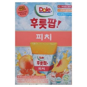 돌 후룻팝 피치 8p, 496ml, 3개
