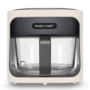 공식판매 매직쉐프 에어프라이어 투명글라스 내열유리 4L 스테인리스 슬림 가성비 MAF-H400CW