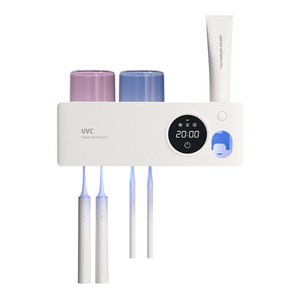 닥터하르 무선 휴대용 칫솔살균기 UV히팅 건조기 면도기 소독살균기 4구