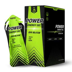 파시코 파워 에너지 젤, 40g, 12개