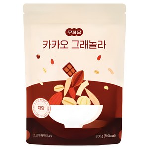 무화당 저당 프로틴 카카오 그래놀라, 200g, 1개