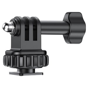 고프로 액션캠 마운트 콜드슈 브라켓 핫슈 연결 1/4 나사 설치 어댑터 인스타360 오즈모 포켓 액션