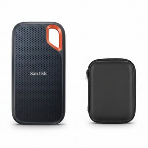 샌디스크 외장 SSD E61 익스트림 포터블 대용량 고성능 + 보관 케이스 패키지