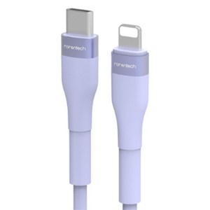로랜텍 아이폰 케이블 호환 파스텔 C to 8핀 PD 고속충전