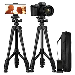 노엘룸 고강성 142cm 4단 라이브방송용 여행용 카메라 스마트폰 삼각대 엘레베이터 기능