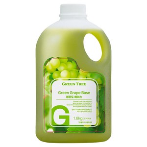 GreenTree 청포도 에이드 베이스, 1.8kg, 1개