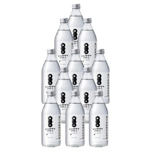 소우주001 유리병 미네랄워터 미세플라스틱없는 물 고순도 산소 충전 (12병 세트), 325ml, 36개
