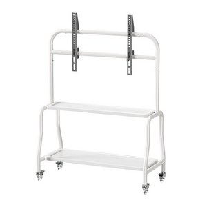 Bornoon 이동식 티비 스탠드 거치대 32-75인치 2단 선반