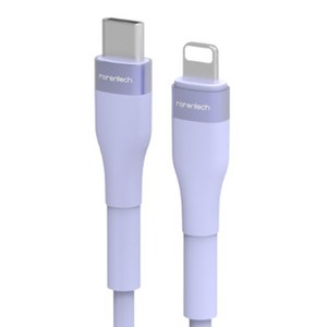 로랜텍 아이폰 케이블 호환 파스텔 C to 8핀 PD 고속충전