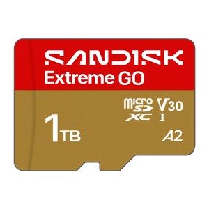 샌디스크 마이크로SD카드 Extreme 익스트림 SDSQXGN + SD카드 케이스 패키지