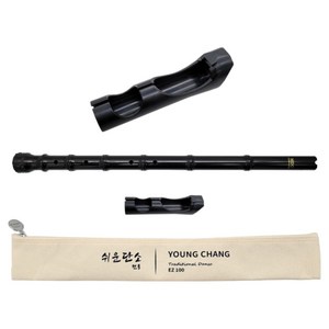 영창 이지단소 EZ-100 불기쉬운 보조기구포함 리코더타입단소 초등학생 교육용, 1개